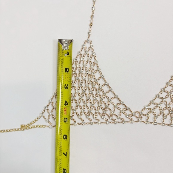 Amber Sceats x REVOLVE Festival Ready Chain Bra in Gold - Picture 12 of 12
